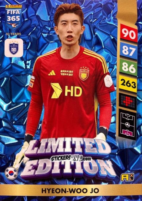 Cromo Hyeon-Woo Jo - FIFA 365: 2024-2025. Adrenalyn XL
 n. LE230 - Panini