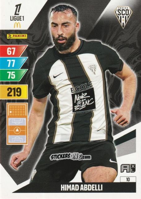 Cromo Himad Abdelli - Ligue 1 2024-2025. Adrenalyn XL n. 10 - Panini