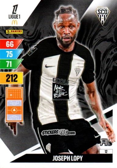 Figurina Joseph Lopy - Ligue 1 2024-2025. Adrenalyn XL n. 12 - Panini