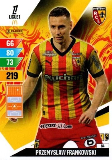 Cromo Przemyslaw Frankowski - Ligue 1 2024-2025. Adrenalyn XL n. 84 - Panini