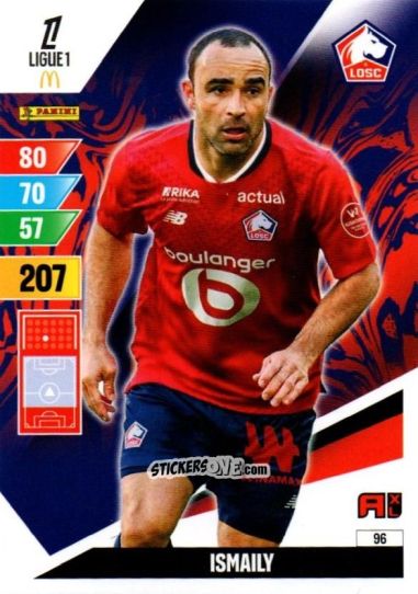 Cromo Ismaily - Ligue 1 2024-2025. Adrenalyn XL n. 96 - Panini