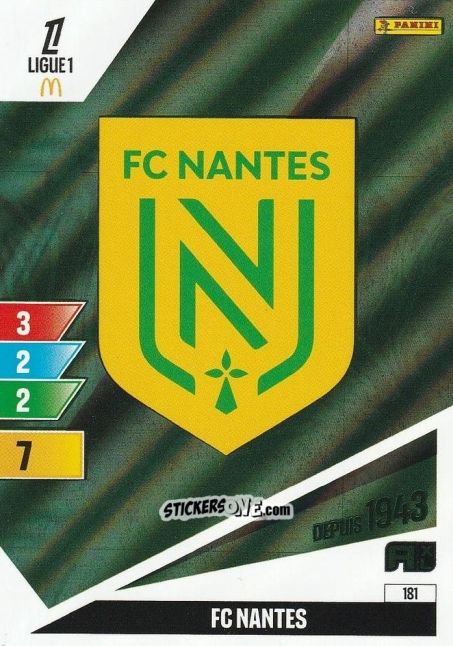 Cromo Ecusson - Ligue 1 2024-2025. Adrenalyn XL n. 181 - Panini