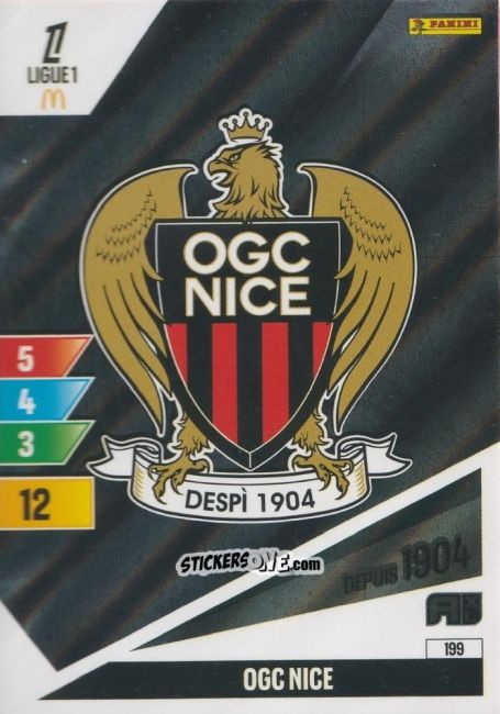 Cromo Ecusson - Ligue 1 2024-2025. Adrenalyn XL n. 199 - Panini