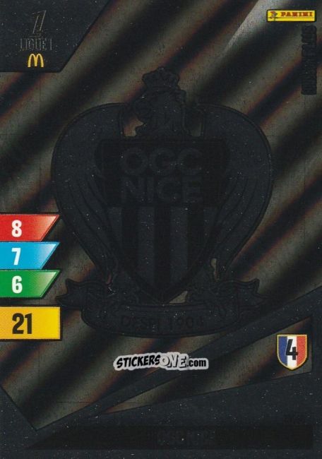 Cromo Ecusson - Ligue 1 2024-2025. Adrenalyn XL n. 199bis - Panini