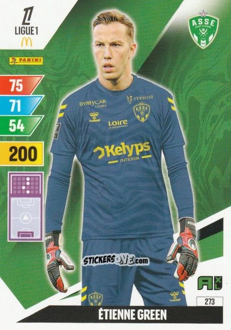 Cromo Etienne Green - Ligue 1 2024-2025. Adrenalyn XL n. 273 - Panini