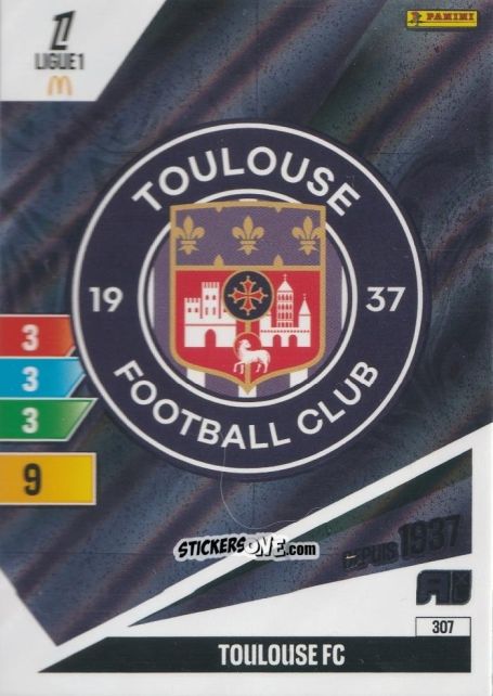 Cromo Ecusson - Ligue 1 2024-2025. Adrenalyn XL n. 307 - Panini