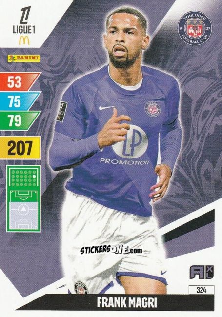 Cromo Frank Magri - Ligue 1 2024-2025. Adrenalyn XL n. 324 - Panini