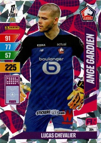 Figurina Lucas Chevalier - Ligue 1 2024-2025. Adrenalyn XL n. 354 - Panini