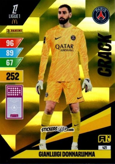 Sticker Gianluigi Donnarumma - Ligue 1 2024-2025. Adrenalyn XL n. 421 - Panini
