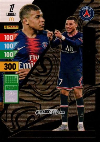 Sticker Kylian Mbappe - Ligue 1 2024-2025. Adrenalyn XL n. M-KM - Panini