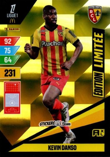 Figurina Kevin Danso - Ligue 1 2024-2025. Adrenalyn XL n. LE-KD - Panini