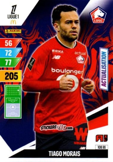 Cromo Tiago Morais - Ligue 1 2024-2025. Adrenalyn XL n. 108BIS - Panini