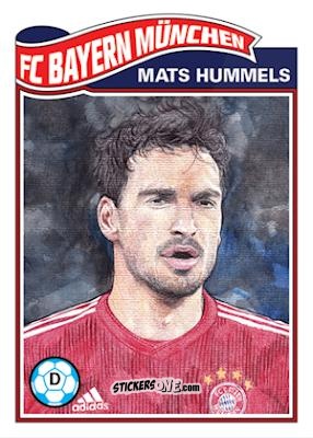Figurina Mats Hummels  - Living Set Soccer 2019 n. 9 - Topps