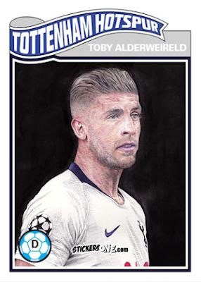 Figurina Toby Alderweireld - Living Set Soccer 2019 n. 11 - Topps