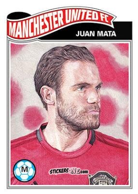 Figurina Juan Mata - Living Set Soccer 2019 n. 18 - Topps