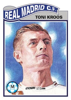 Sticker Toni Kroos - Living Set Soccer 2019 n. 20 - Topps