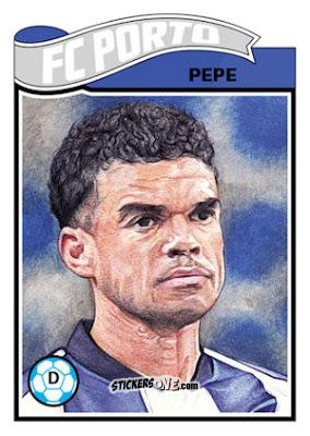 Figurina Pepe - Living Set Soccer 2019 n. 21 - Topps
