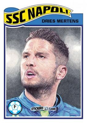 Cromo Dries Mertens - Living Set Soccer 2019 n. 22 - Topps