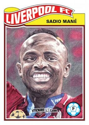 Cromo Sadio Mane - Living Set Soccer 2019 n. 23 - Topps