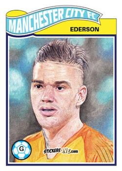 Figurina Ederson - Living Set Soccer 2019 n. 26 - Topps