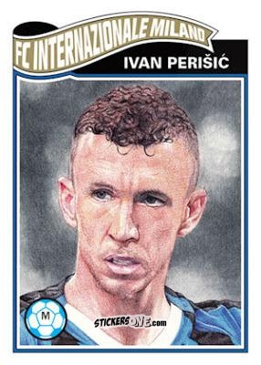 Figurina Ivan Perisic - Living Set Soccer 2019 n. 28 - Topps