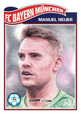 Cromo Manuel Neuer - Living Set Soccer 2019 n. 32 - Topps