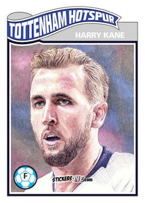Sticker Harry Kane - Living Set Soccer 2019 n. 33 - Topps