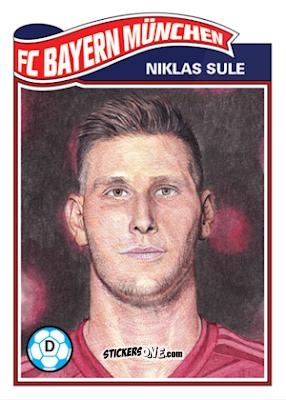 Sticker Niklas Sule - Living Set Soccer 2019 n. 38 - Topps