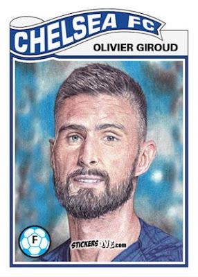 Figurina Oliver Giroud - Living Set Soccer 2019 n. 42 - Topps