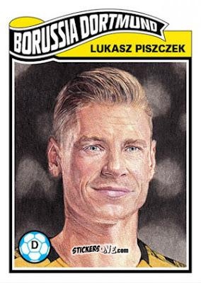 Figurina Lukasz Piszczek - Living Set Soccer 2019 n. 44 - Topps