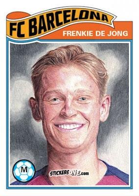 Sticker Frenkie de Jong - Living Set Soccer 2019 n. 45 - Topps