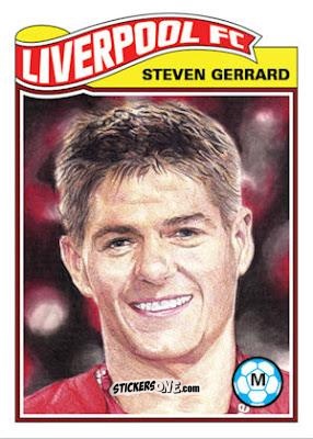 Cromo Steven Gerrard - Living Set Soccer 2019 n. 47 - Topps