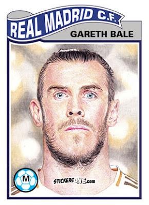 Cromo Gareth Bale - Living Set Soccer 2019 n. 53 - Topps