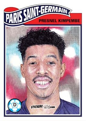 Figurina Presnel Kimpembe - Living Set Soccer 2019 n. 56 - Topps