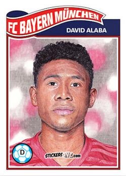 Sticker David Alaba - Living Set Soccer 2019 n. 60 - Topps