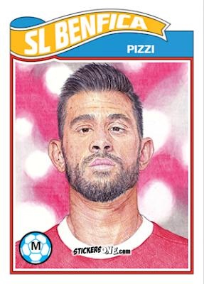 Figurina Pizzi - Living Set Soccer 2019 n. 64 - Topps
