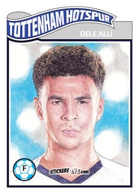 Sticker Dele Alli - Living Set Soccer 2019 n. 68 - Topps