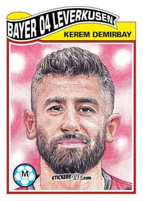 Figurina Kerem Demirbay - Living Set Soccer 2019 n. 74 - Topps