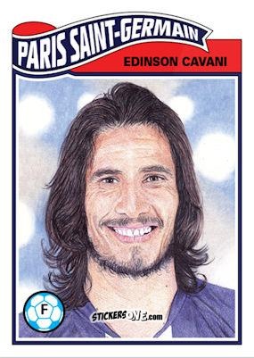 Cromo Edinson Cavani - Living Set Soccer 2019 n. 77 - Topps