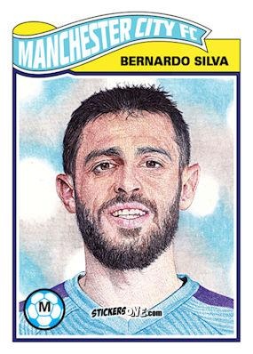 Cromo Bernardo Silva - Living Set Soccer 2019 n. 80 - Topps