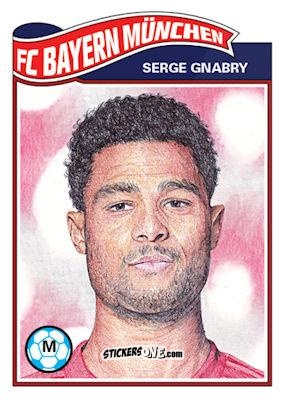 Figurina Serge Gnabry - Living Set Soccer 2019 n. 82 - Topps