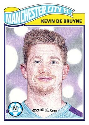 Cromo Kevin De Bruyne - Living Set Soccer 2019 n. 83 - Topps