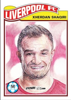 Cromo Xherdan Shaqiri - Living Set Soccer 2019 n. 89 - Topps