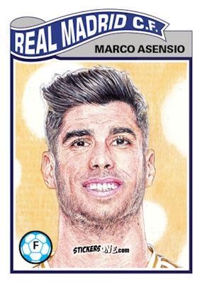 Figurina Marco Asensio - Living Set Soccer 2019 n. 91 - Topps