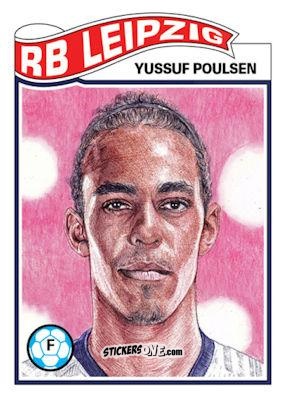 Figurina Yussuf Poulsen - Living Set Soccer 2019 n. 93 - Topps