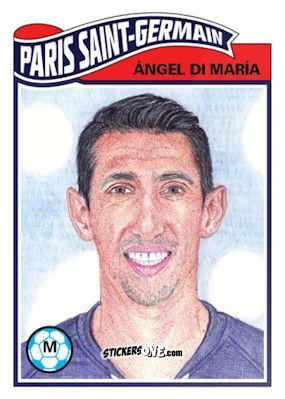 Figurina Angel Di Maria - Living Set Soccer 2019 n. 99 - Topps