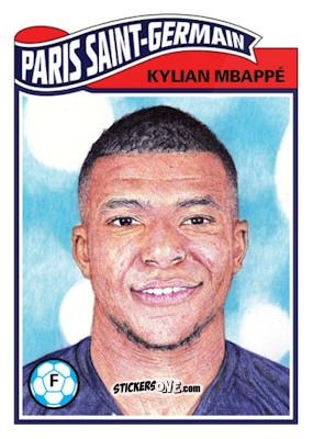 Sticker Kylian Mbappe - Living Set Soccer 2019 n. 100 - Topps