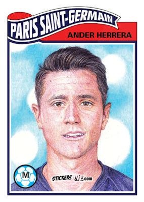 Cromo Ander Herrera - Living Set Soccer 2019 n. 104 - Topps