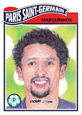 Figurina Marquinhos - Living Set Soccer 2020 n. 108 - Topps