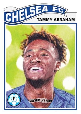 Figurina Tammy Abraham - Living Set Soccer 2020 n. 110 - Topps